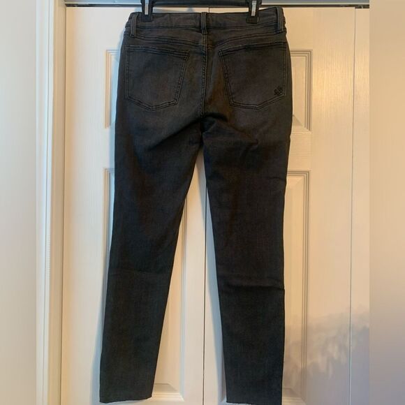 Matilda Jane Good Hart Black Anytime Destructed Mid Rise Jeans Size 6 New - Picture 6 of 7